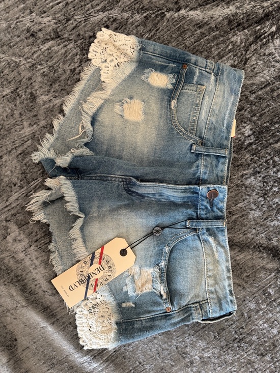 Denim - Jean Crochet shorts